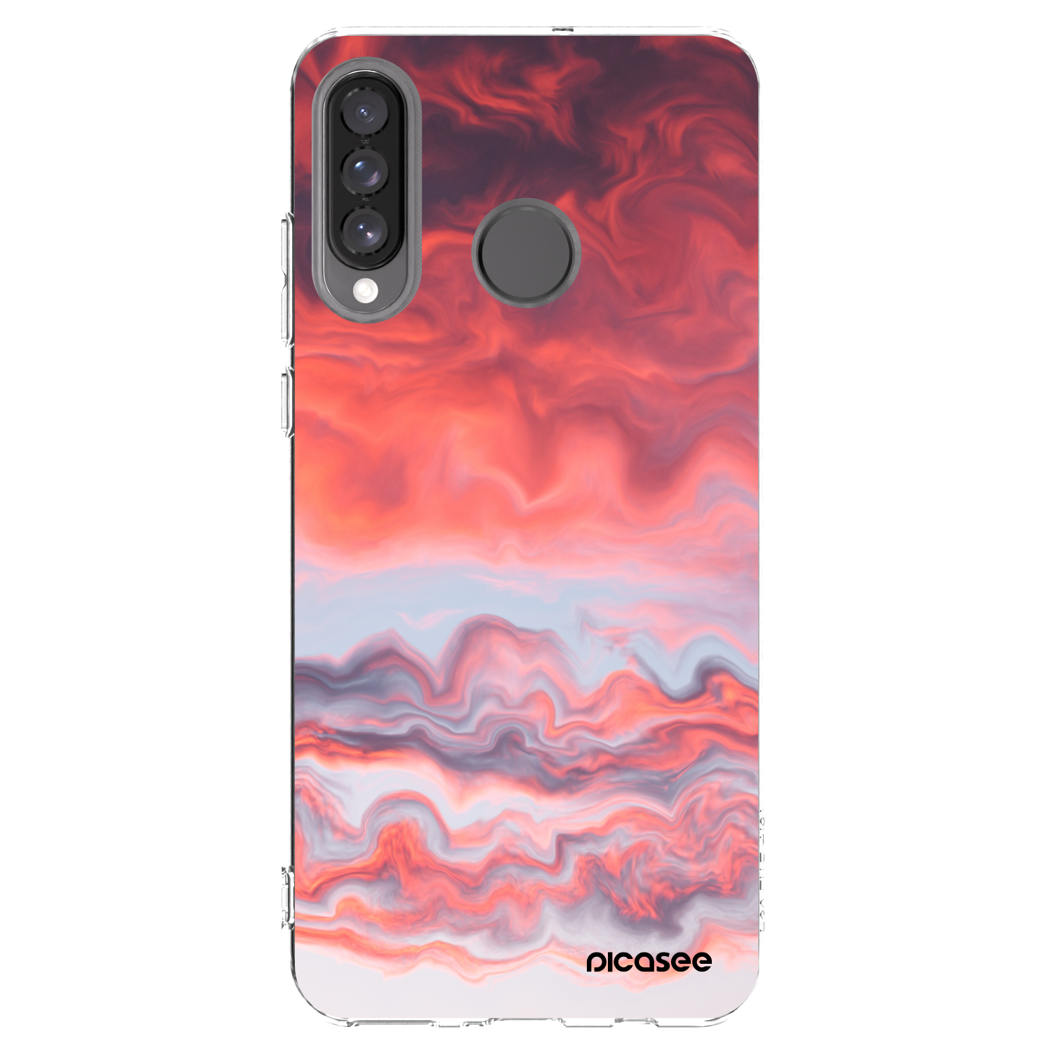 Picasee silikónový prehľadný obal pre Huawei P30 Lite - Sunset