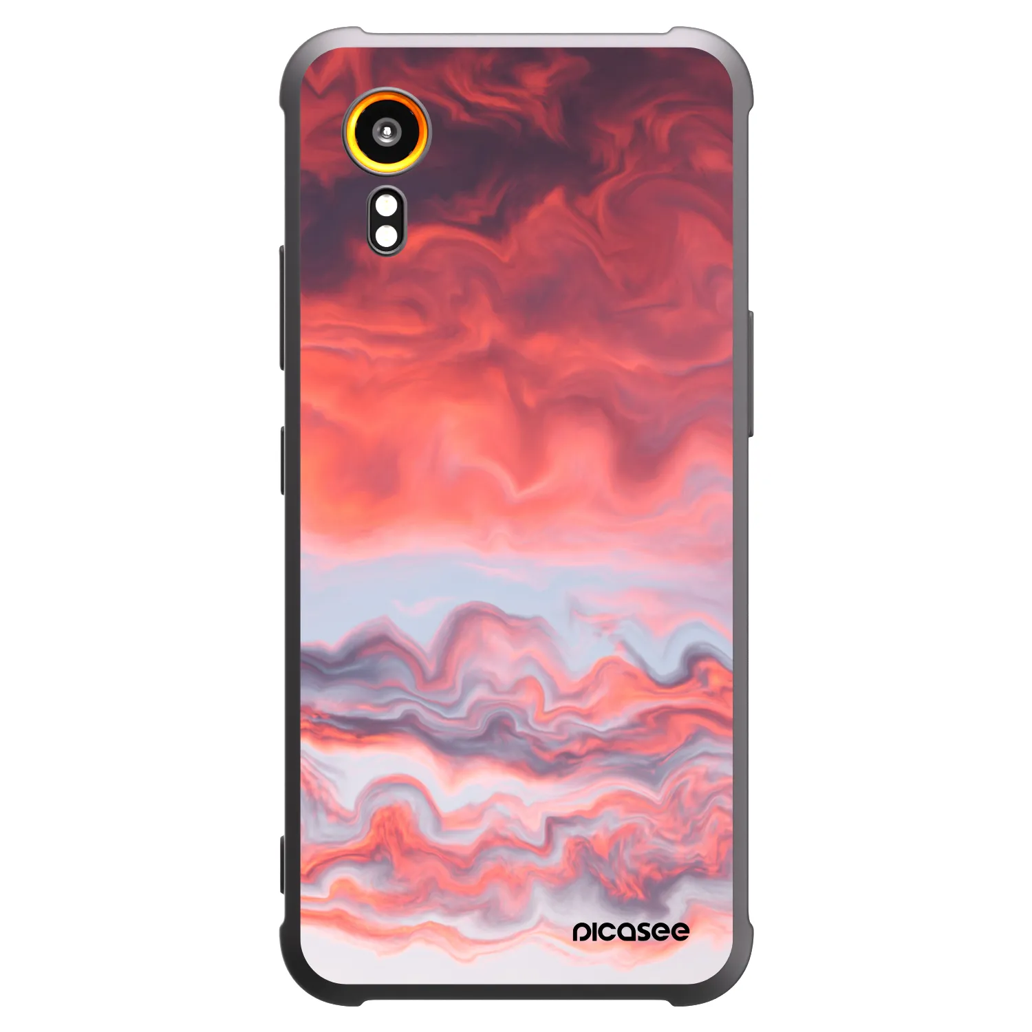 Picasee silikónový čierny obal pre Samsung Galaxy Xcover 7 - Sunset