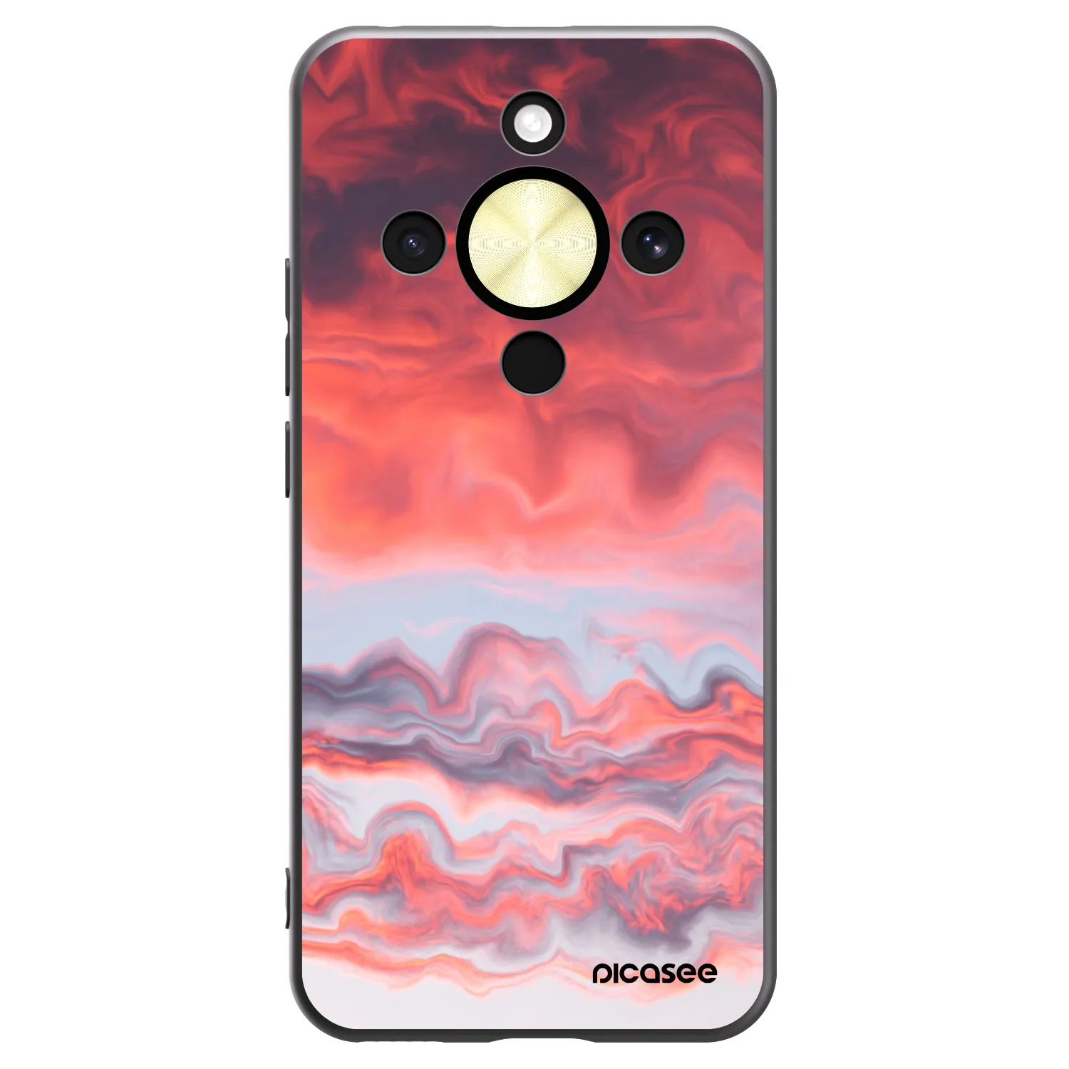 Picasee silikónový čierny obal pre Honor Magic8 Lite 5G - Sunset