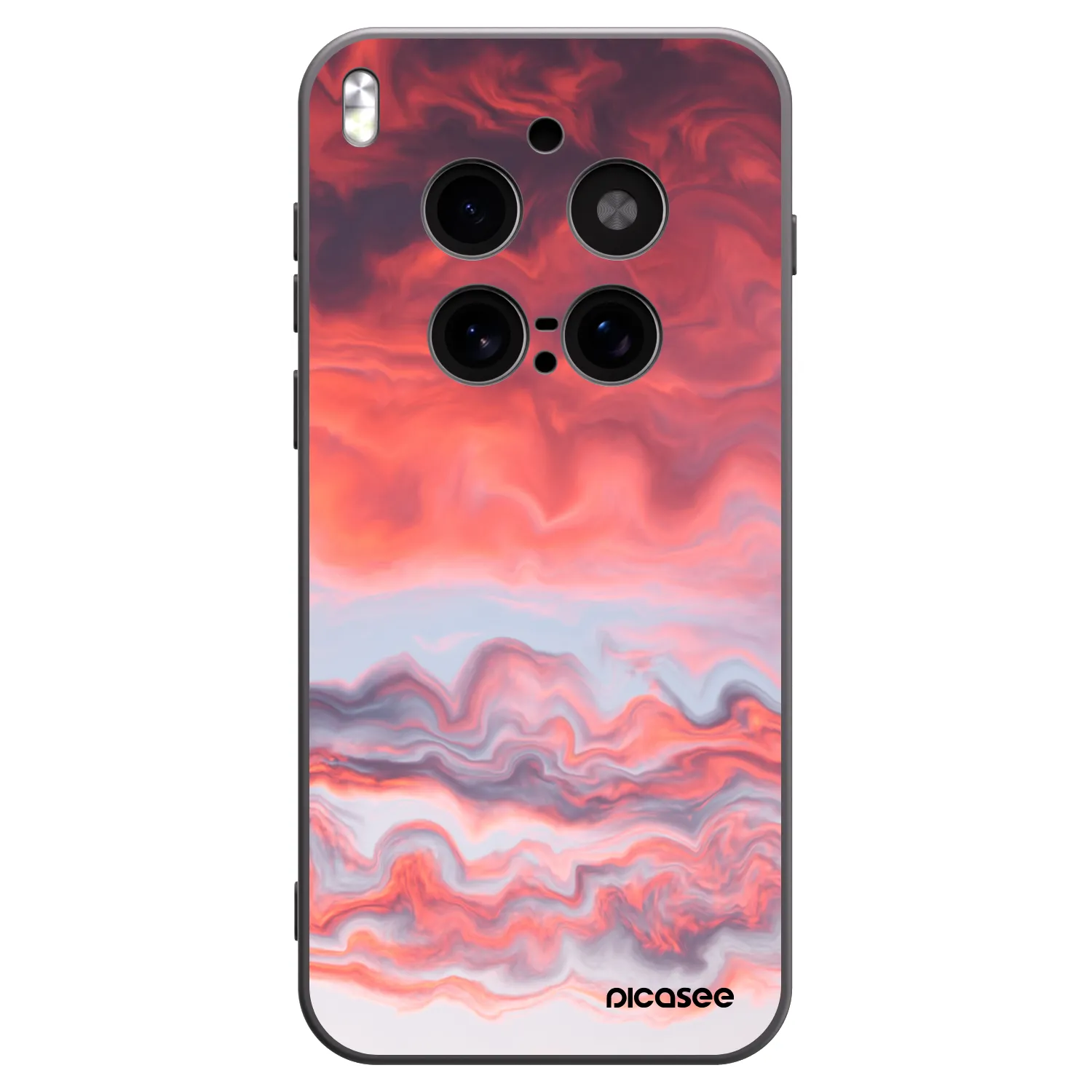 Picasee silikónový čierny obal pre Vivo X300 Pro - Sunset