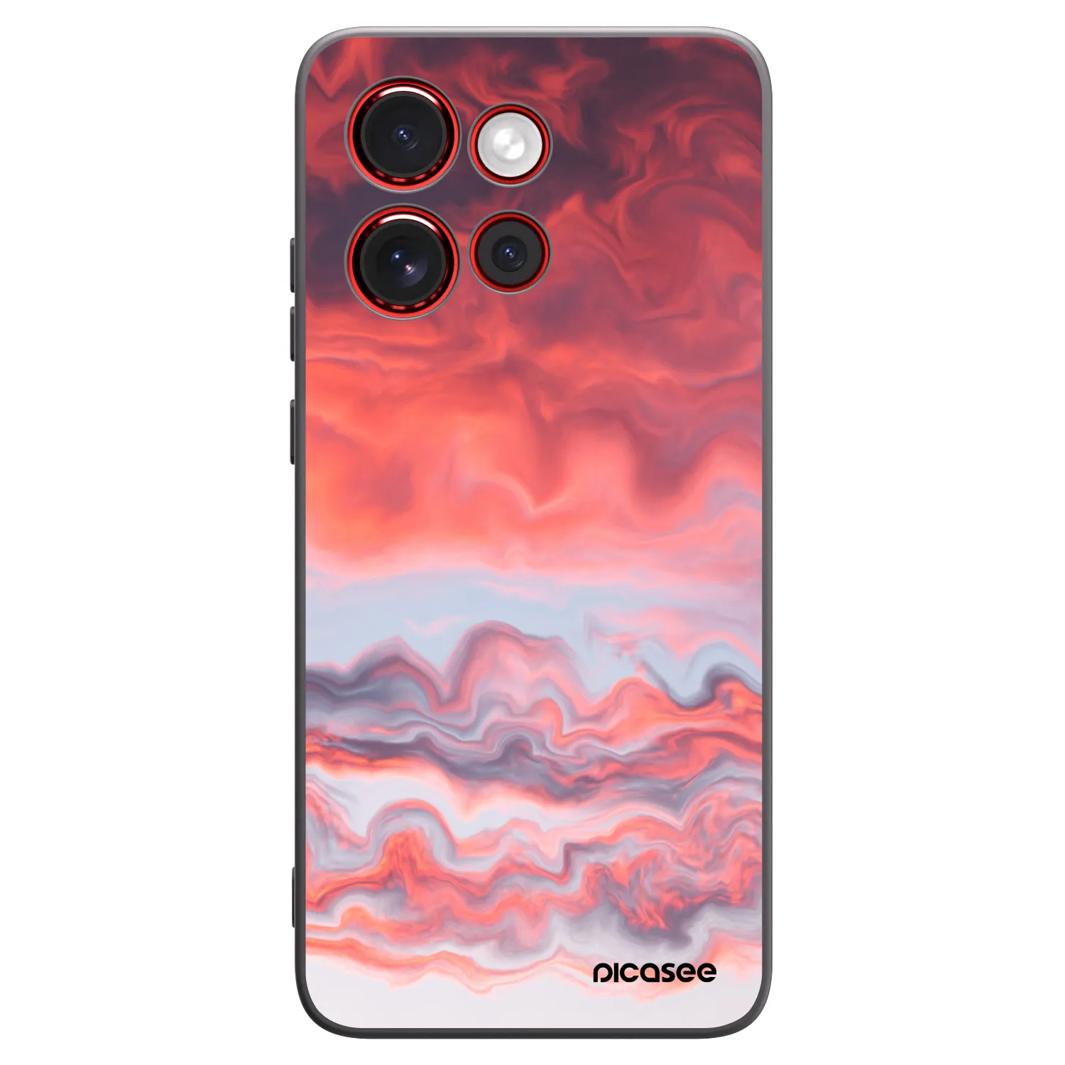 Picasee silikónový čierny obal pre Motorola Edge 60 Neo 5G - Sunset