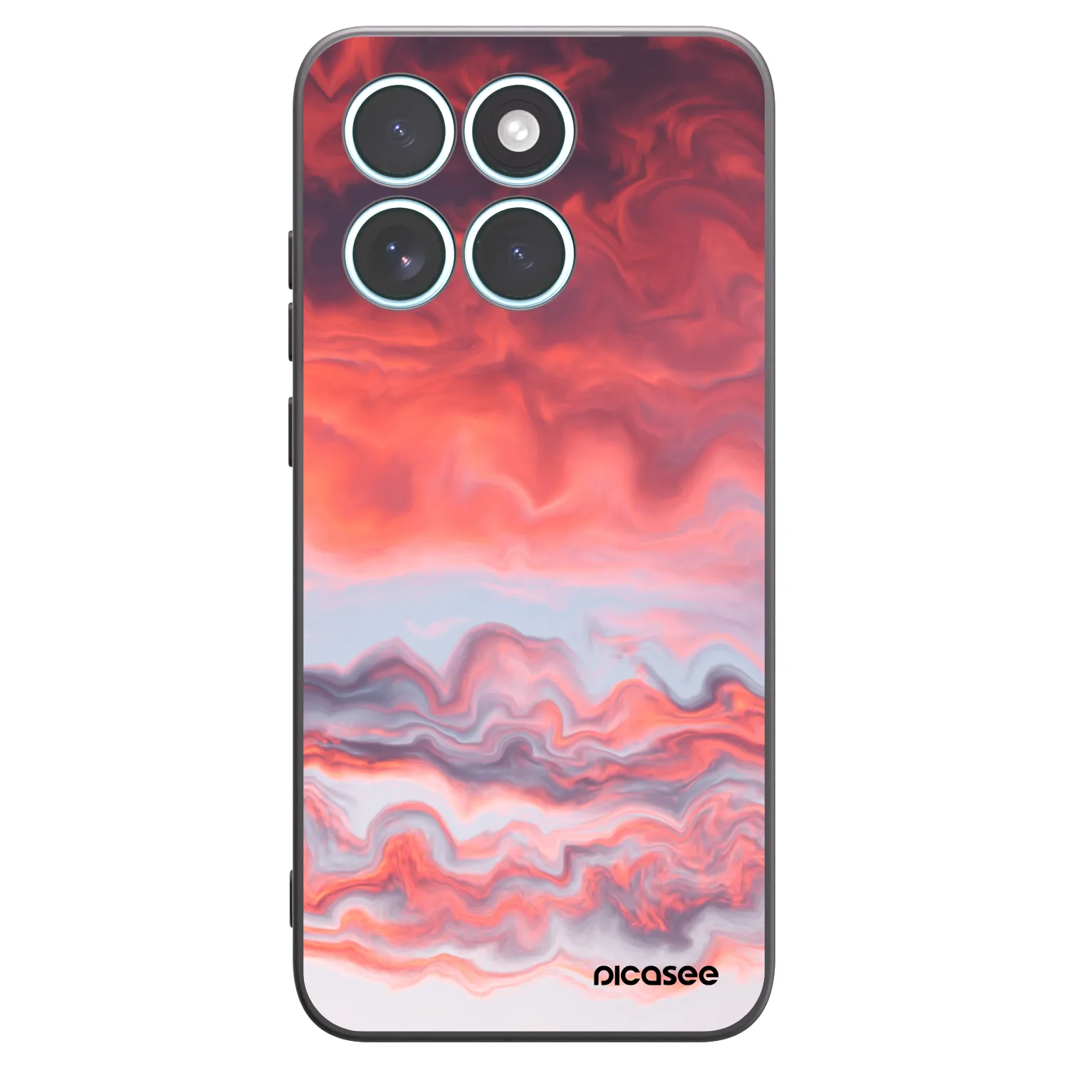 Picasee silikónový čierny obal pre Motorola Edge 70 Fusion - Sunset