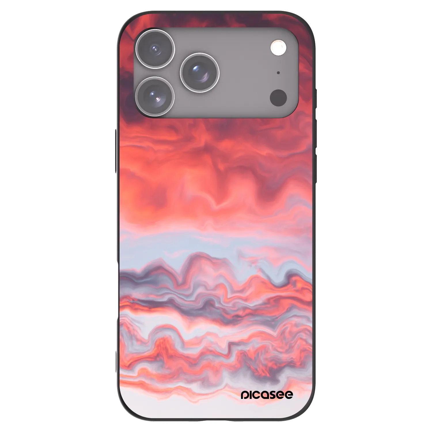 Picasee silikónový čierny obal pre Apple iPhone 18 Pro Max - Sunset