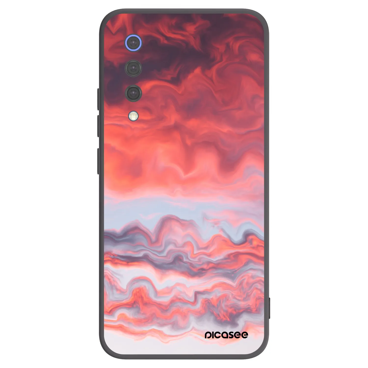 Picasee silikónový čierny obal pre Xiaomi Mi 9 SE - Sunset