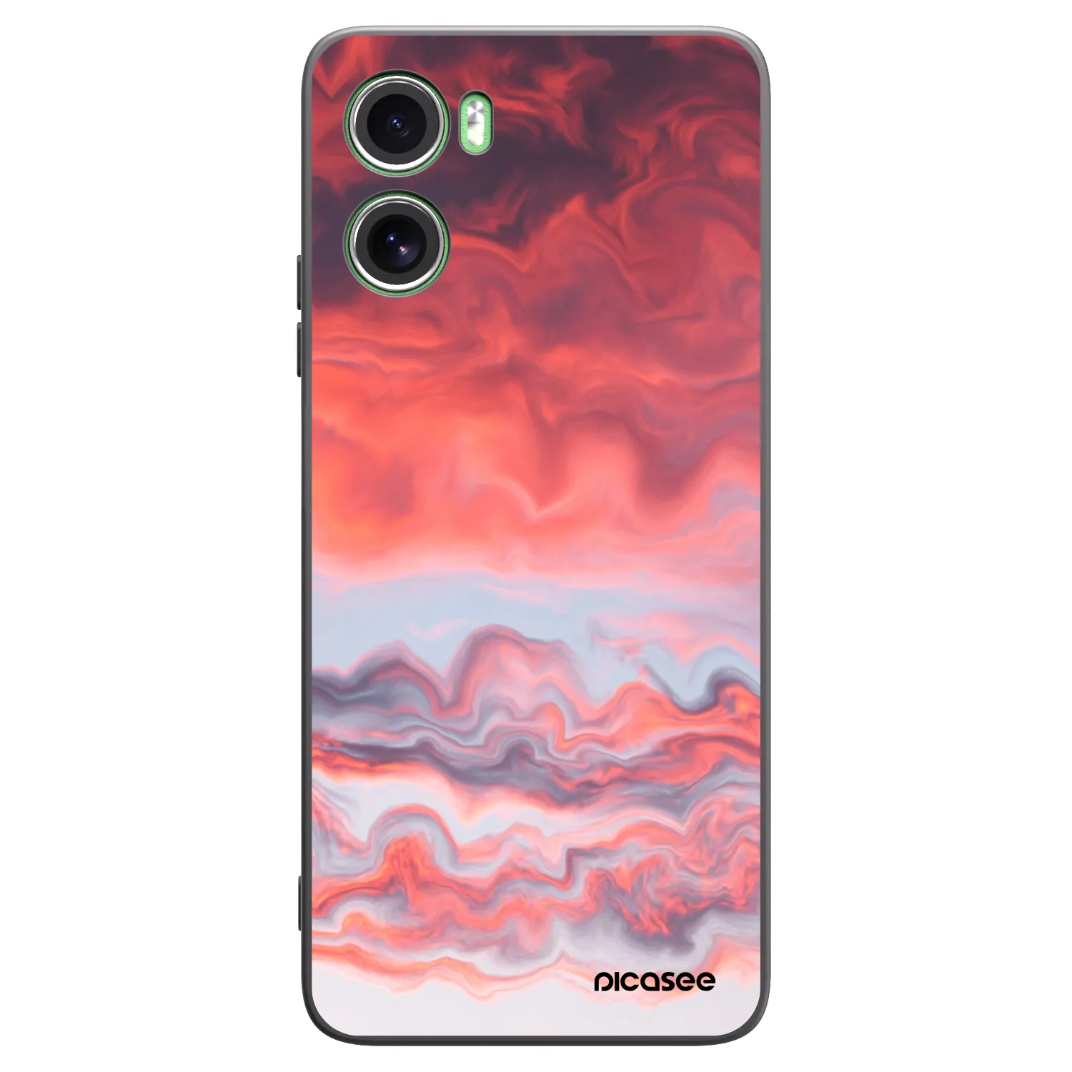 Picasee silikónový čierny obal pre Motorola Moto G06 - Sunset