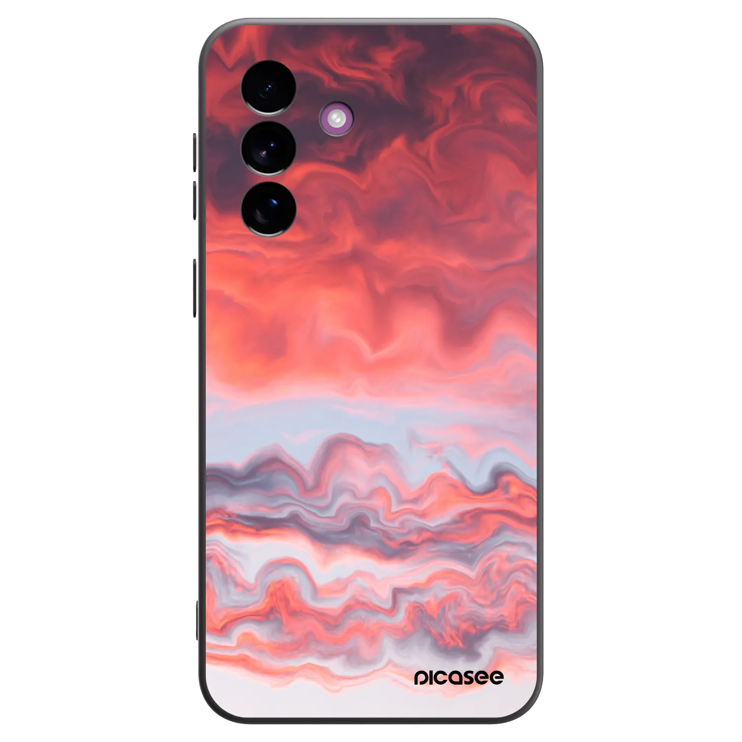 Picasee silikónový čierny obal pre Samsung Galaxy A37 - Sunset