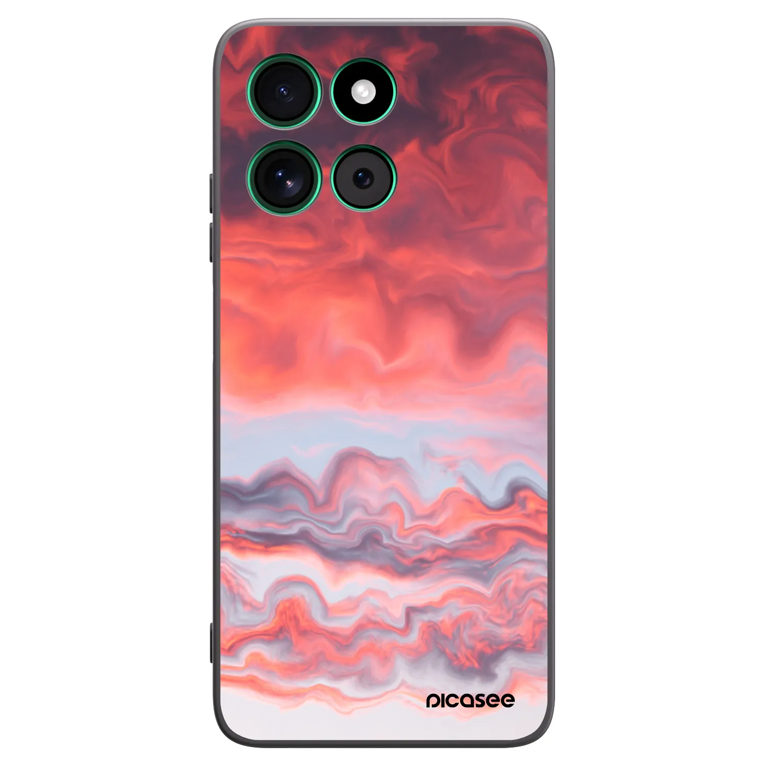 Picasee silikónový čierny obal pre Motorola Moto G57 Power - Sunset