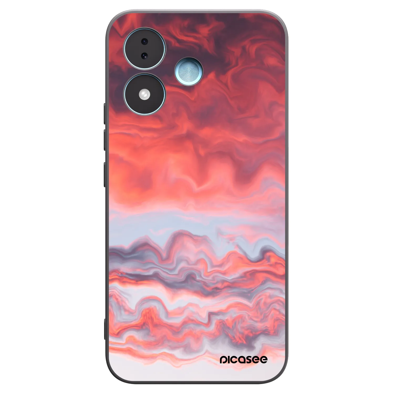 Picasee silikónový čierny obal pre Xiaomi Redmi Note 17 5G - Sunset