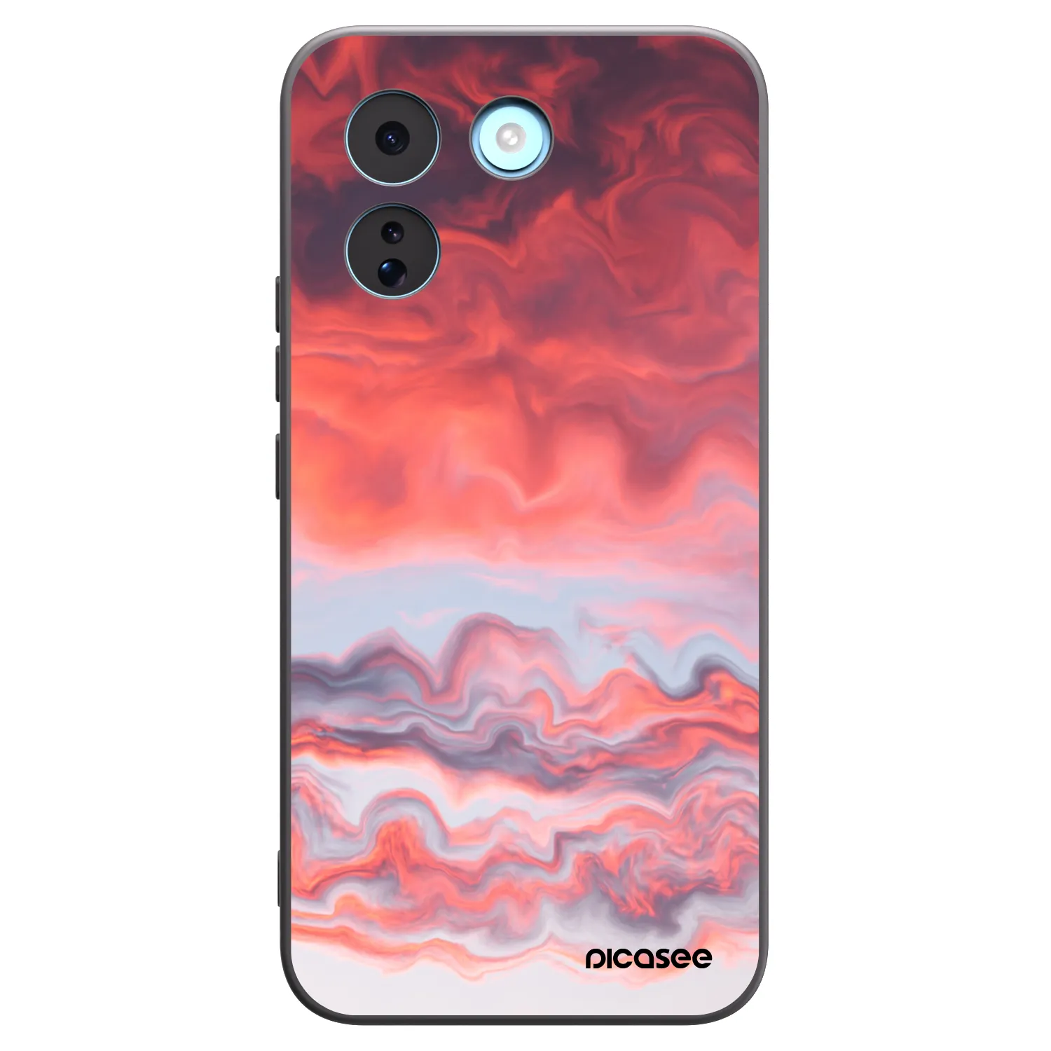 Picasee silikónový čierny obal pre Xiaomi Redmi Note 17 Pro MAX 5G - Sunset