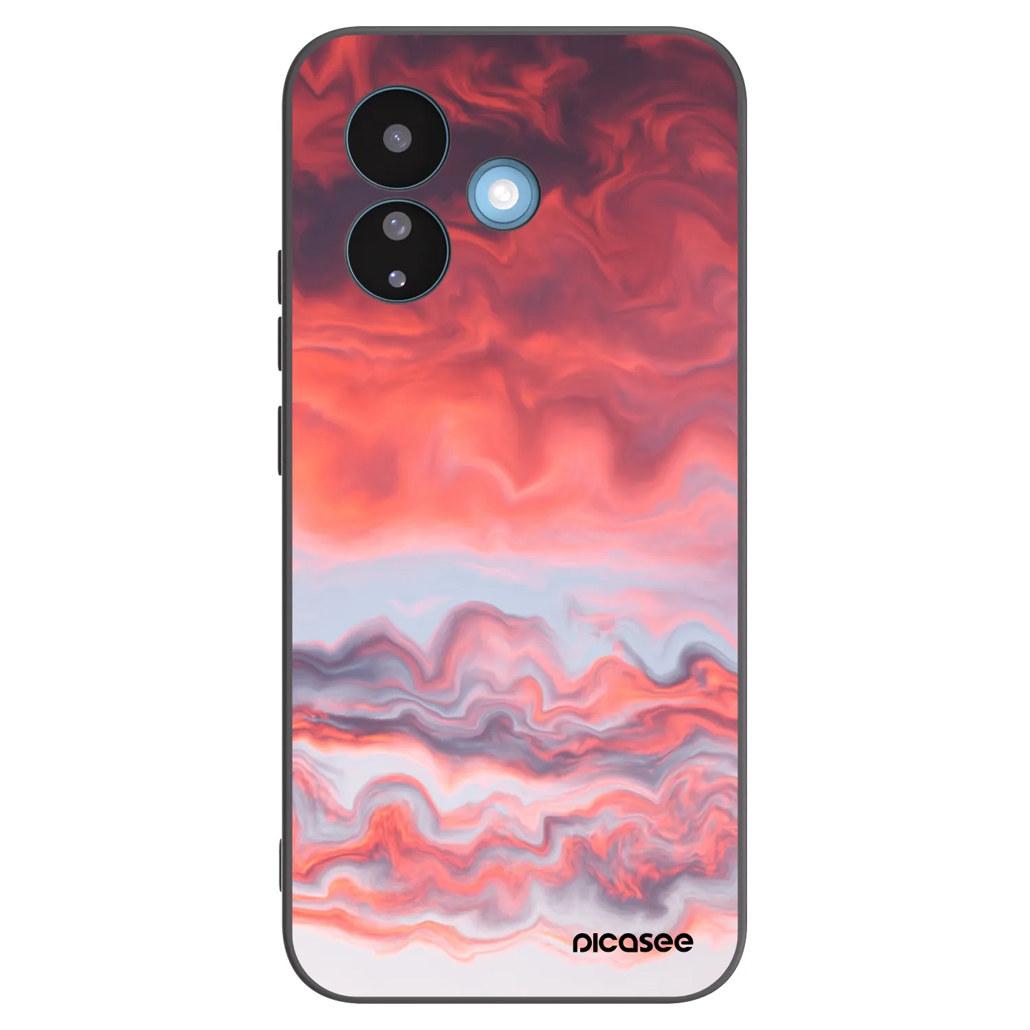 Picasee silikónový čierny obal pre Xiaomi Redmi Note 17 Pro 5G - Sunset