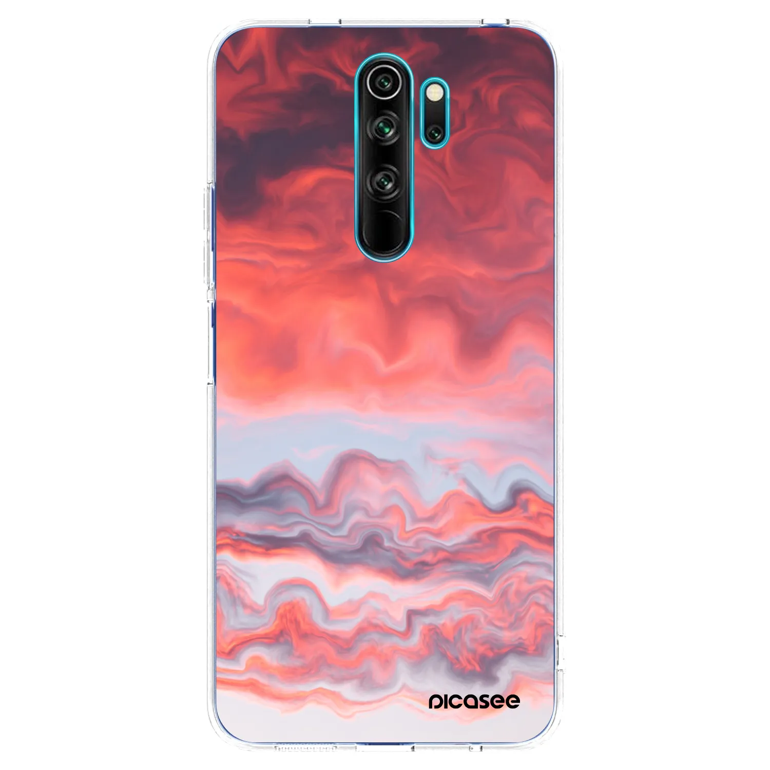 Picasee silikónový prehľadný obal pre Xiaomi Redmi Note 8 Pro - Sunset