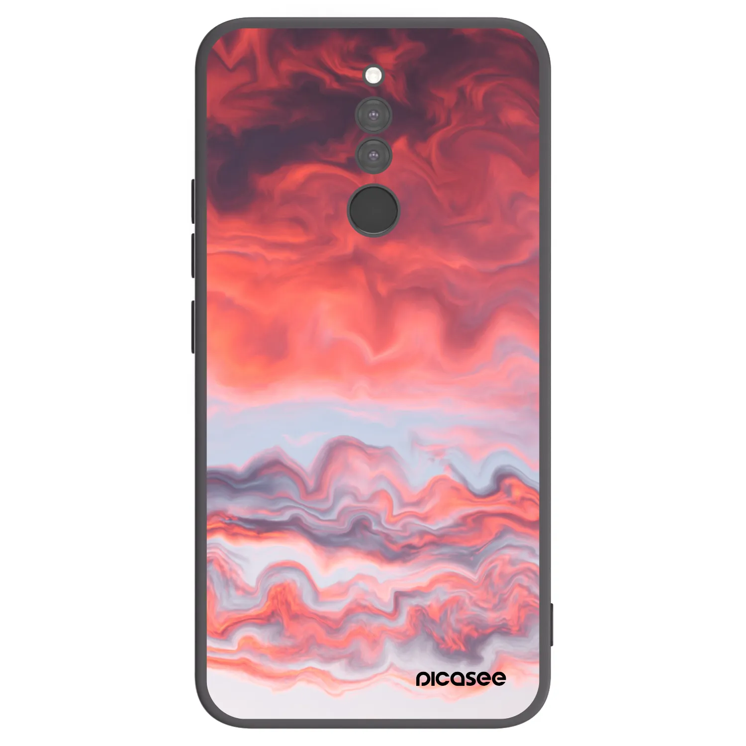 Picasee silikónový čierny obal pre Xiaomi Redmi 8 - Sunset