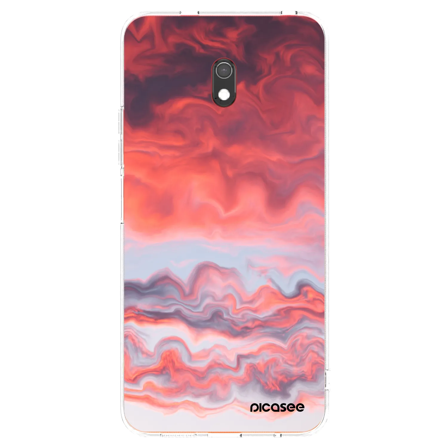 Picasee silikónový prehľadný obal pre Xiaomi Redmi 8A - Sunset