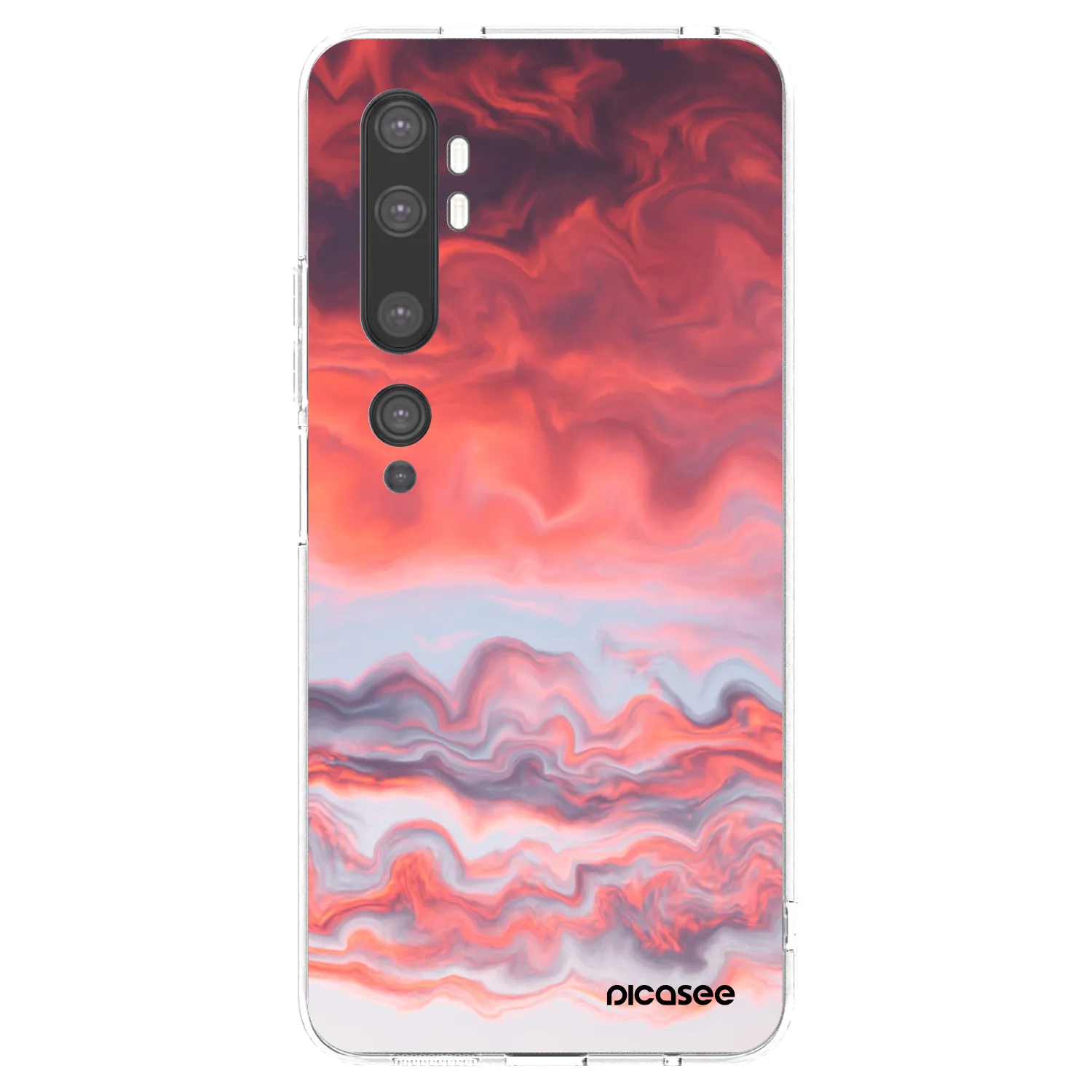 Silikónový prehľadný obal pre Xiaomi Mi Note 10 (Pro) - Sunset