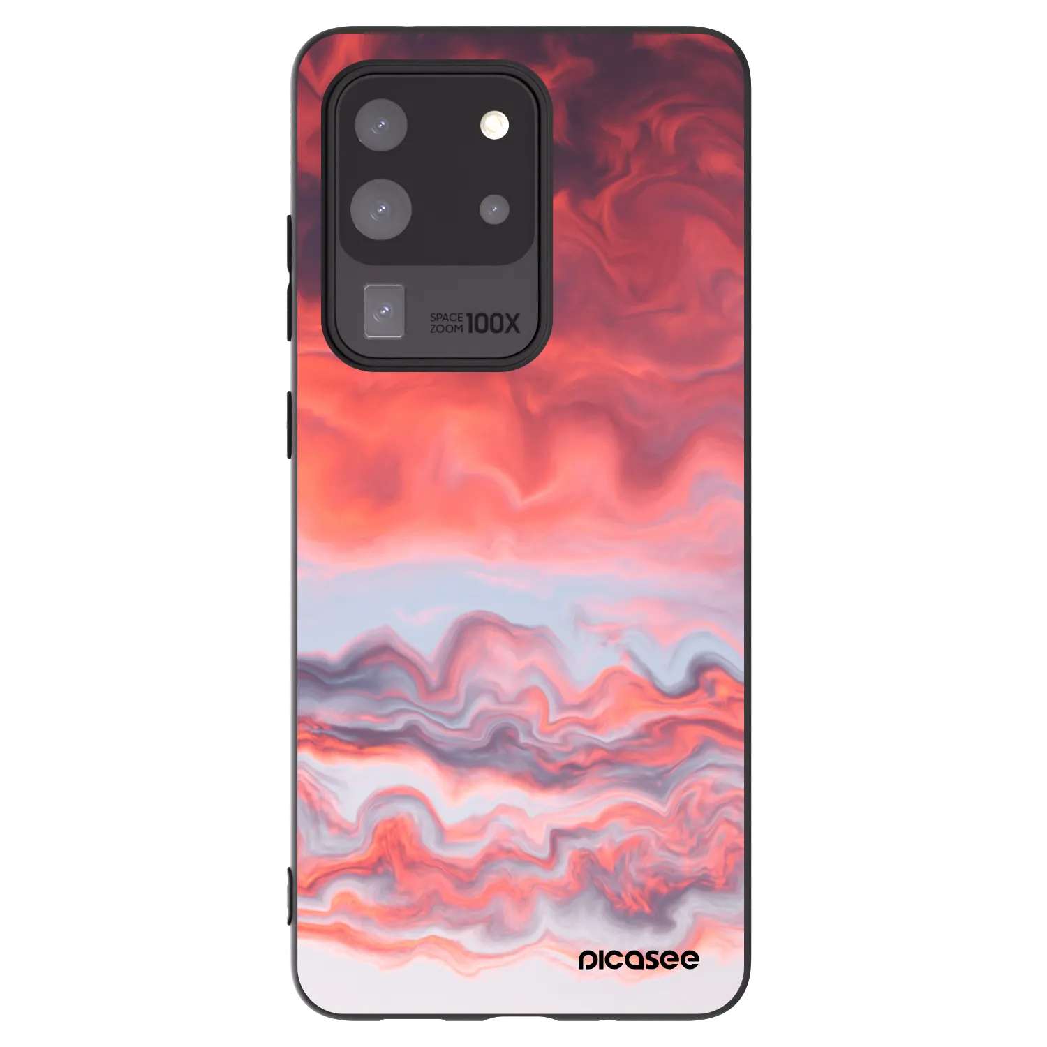 Picasee silikónový čierny obal pre Samsung Galaxy S20 Ultra 5G G988F - Sunset
