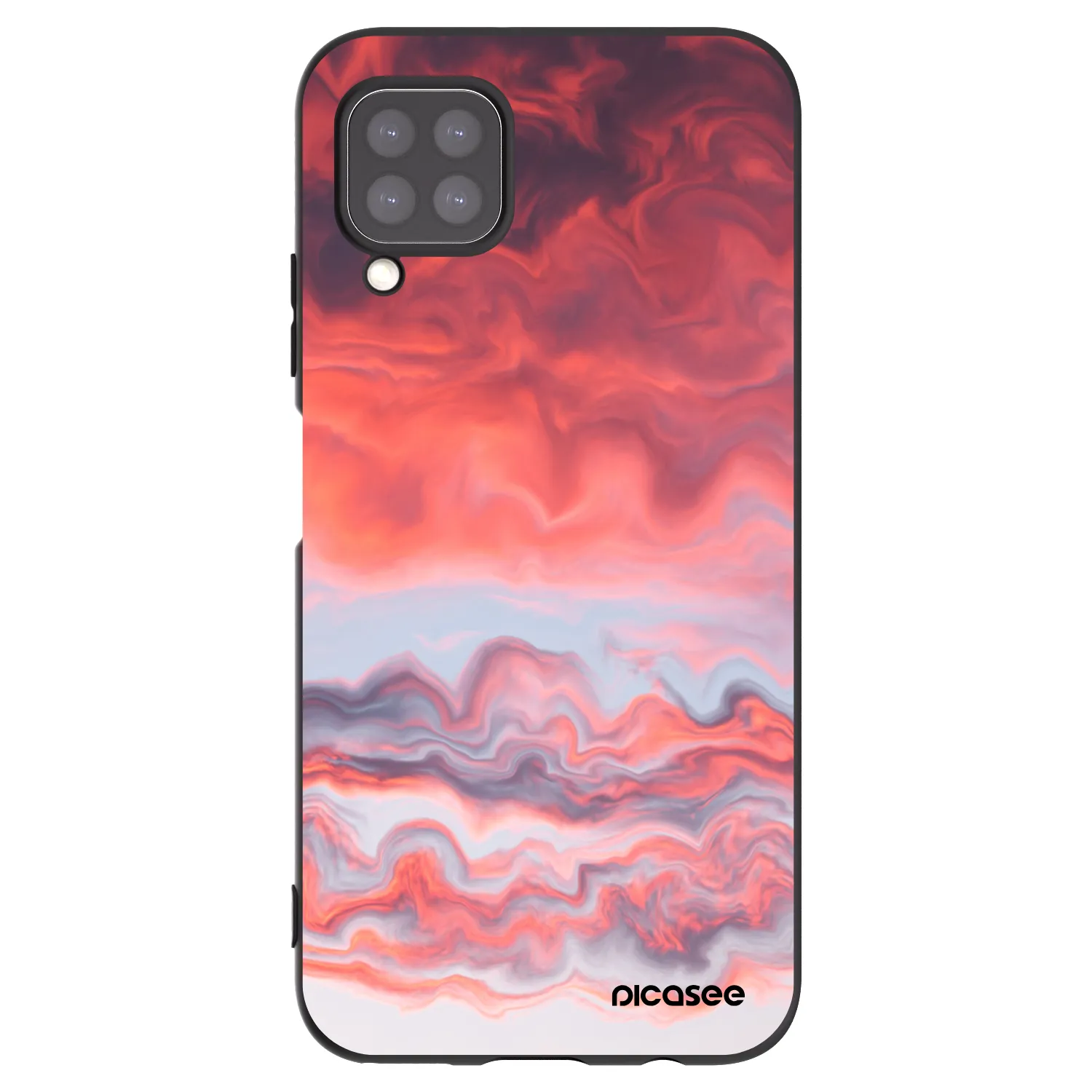 Picasee silikónový čierny obal pre Huawei P40 Lite - Sunset
