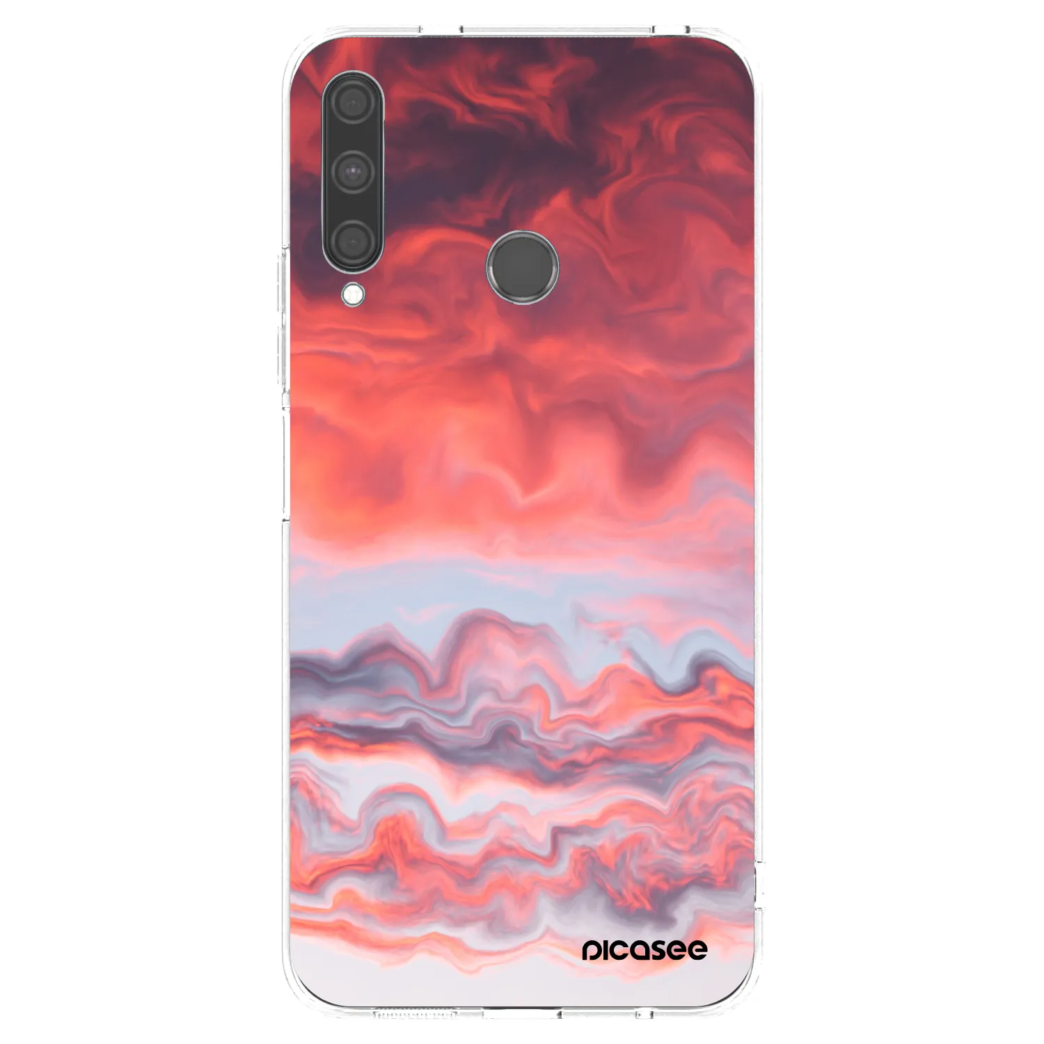 Picasee silikónový prehľadný obal pre Huawei P40 Lite E - Sunset
