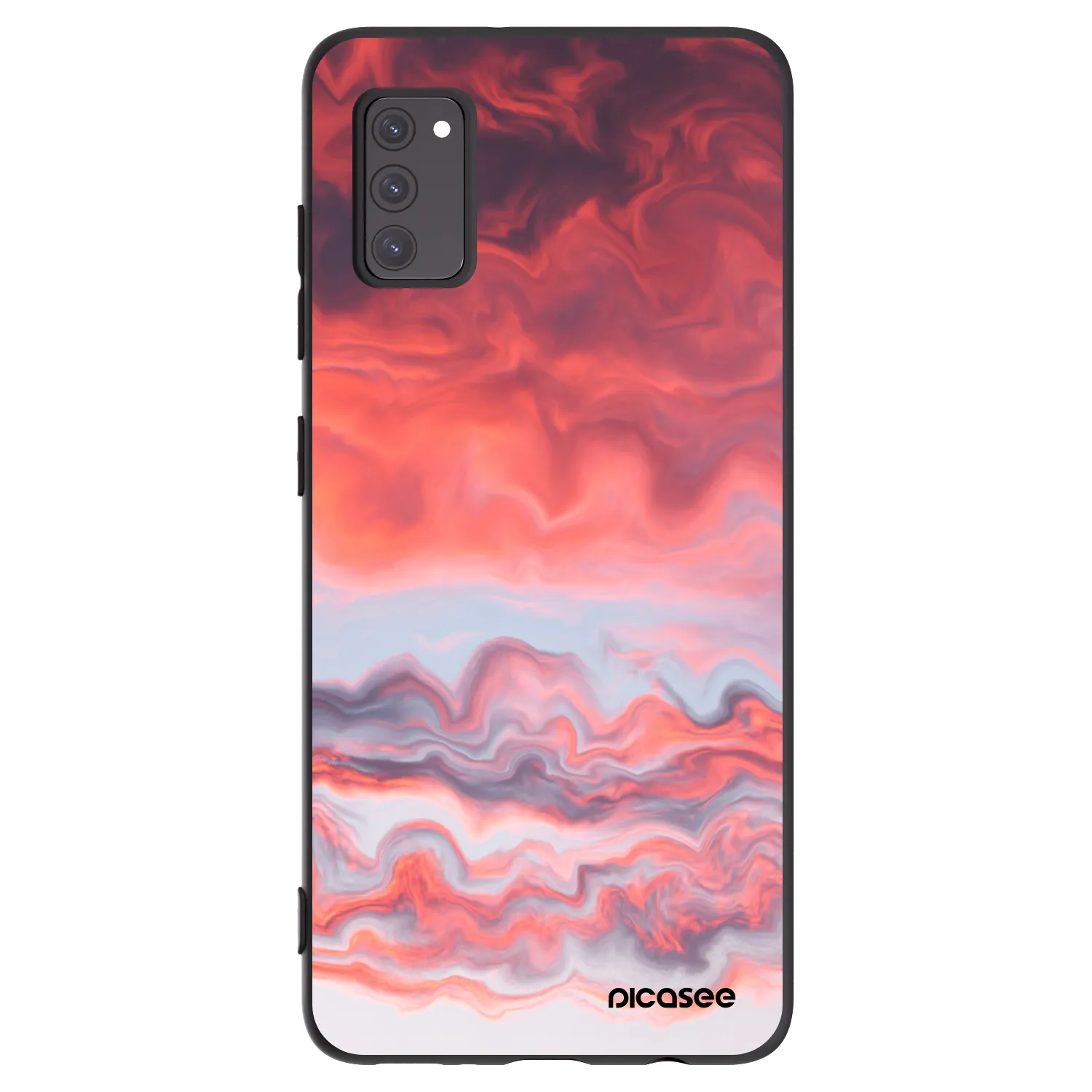 Picasee silikónový čierny obal pre Samsung Galaxy A41 A415F - Sunset
