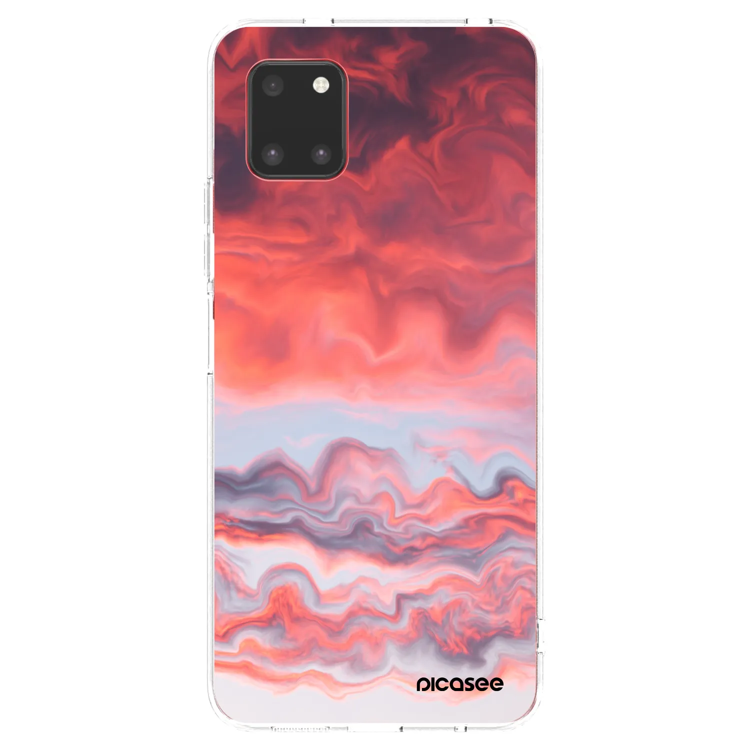 Picasee silikónový prehľadný obal pre Samsung Galaxy Note 10 Lite N770F - Sunset