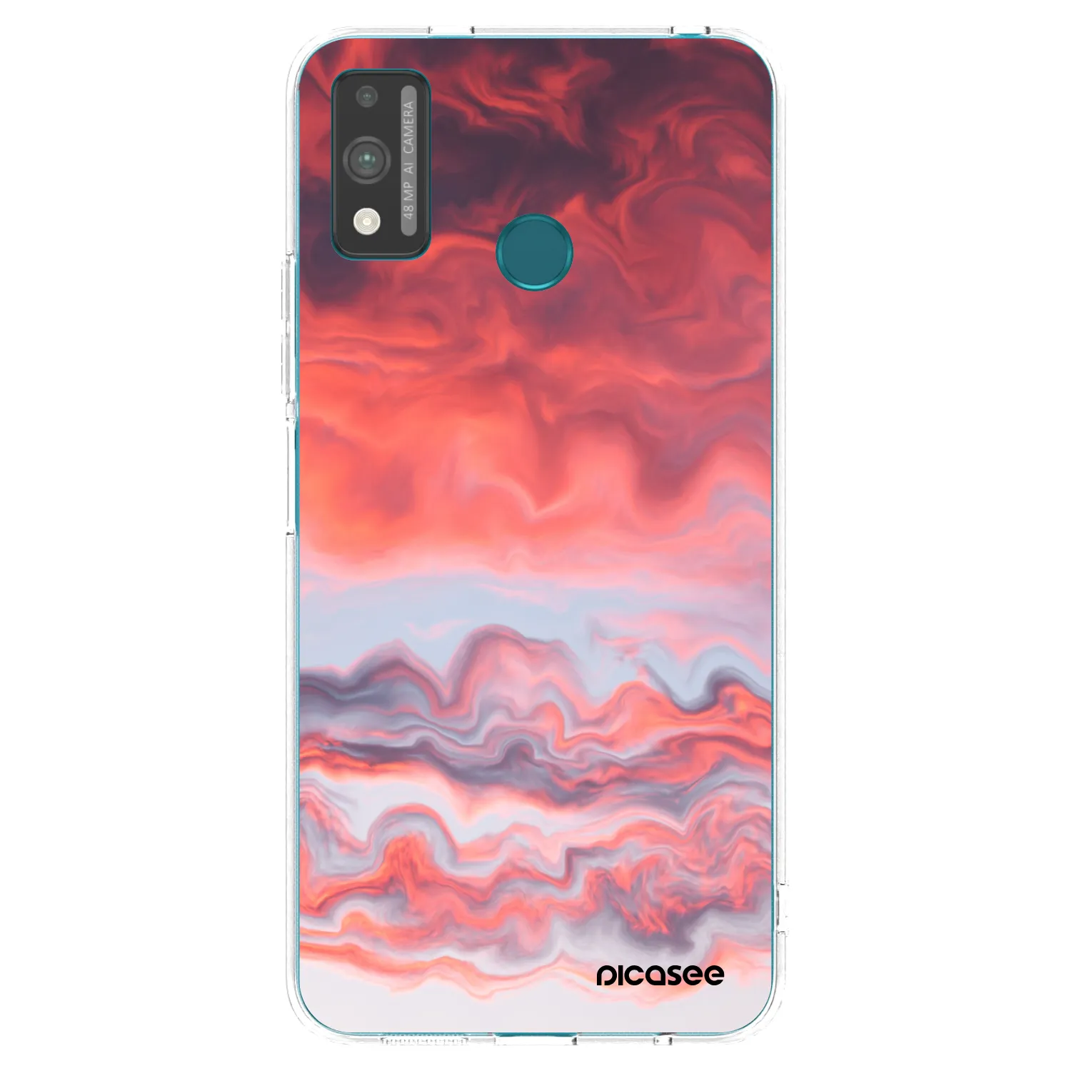 Picasee silikónový prehľadný obal pre Honor 9X Lite - Sunset