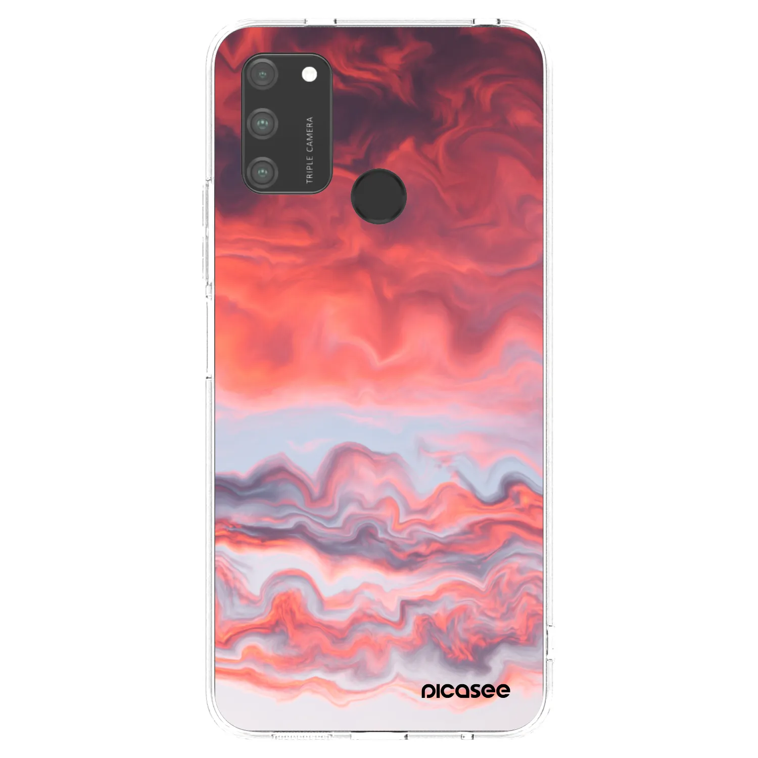 Picasee silikónový prehľadný obal pre Honor 9A - Sunset