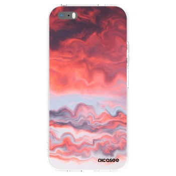 Picasee silikónový prehľadný obal pre Apple iPhone 5/5S/SE - Sunset