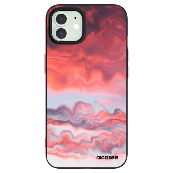 Picasee silikónový čierny obal pre Apple iPhone 12 - Sunset