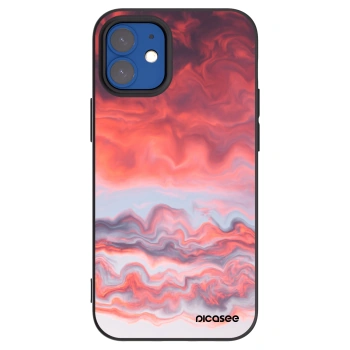 Picasee silikónový čierny obal pre Apple iPhone 12 mini - Sunset