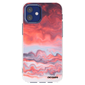 Picasee silikónový prehľadný obal pre Apple iPhone 12 mini - Sunset