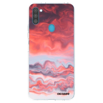 Picasee silikónový prehľadný obal pre Samsung Galaxy M11 - Sunset
