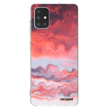 Picasee silikónový prehľadný obal pre Samsung Galaxy M51 M515F - Sunset