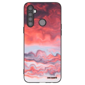 Picasee silikónový čierny obal pre Realme 6i - Sunset