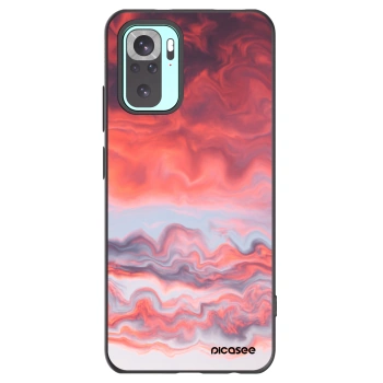 Picasee silikónový čierny obal pre Xiaomi Redmi Note 10 Pro - Sunset