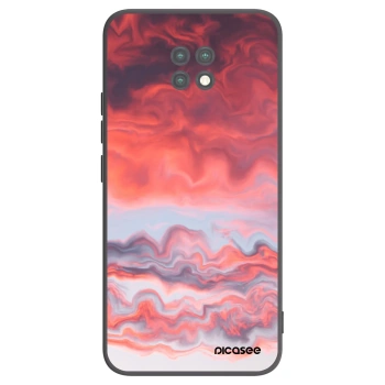 Picasee silikónový čierny obal pre Xiaomi Redmi Note 9T - Sunset
