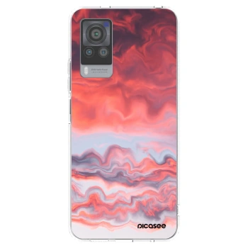 Picasee silikónový prehľadný obal pre Vivo X60 Pro 5G - Sunset