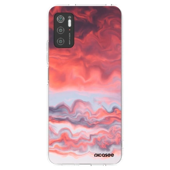 Picasee silikónový prehľadný obal pre Xiaomi Poco M3 Pro 5G - Sunset