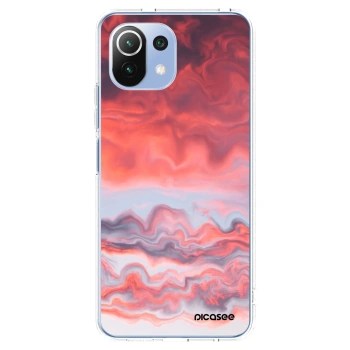 Picasee silikónový prehľadný obal pre Xiaomi 11 Lite 5G NE - Sunset