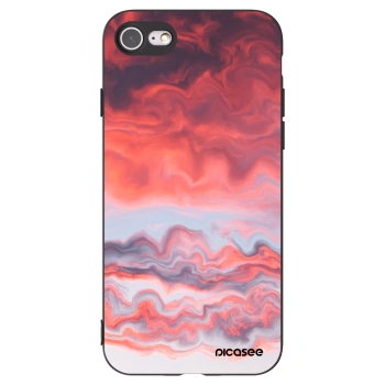 Picasee silikónový čierny obal pre Apple iPhone SE 2022 - Sunset