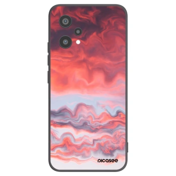 Picasee silikónový čierny obal pre Realme 9 Pro 5G - Sunset