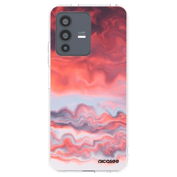 Picasee silikónový prehľadný obal pre Vivo V23 5G - Sunset
