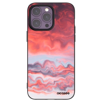 Picasee silikónový čierny obal pre Apple iPhone 14 Pro Max - Sunset