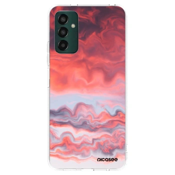 Picasee silikónový prehľadný obal pre Samsung Galaxy M13 M135F - Sunset