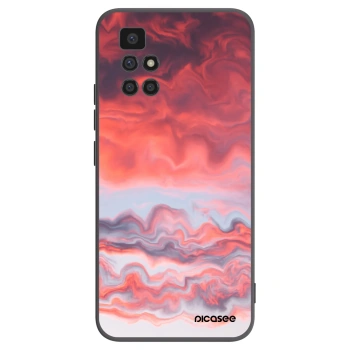 Picasee silikónový čierny obal pre Xiaomi Redmi 10 (2022) - Sunset