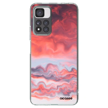 Picasee silikónový prehľadný obal pre Xiaomi Redmi Note 11 Pro+ 5G - Sunset
