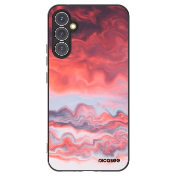 Picasee silikónový čierny obal pre Samsung Galaxy A34 5G A346B - Sunset