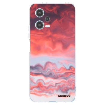 Picasee silikónový prehľadný obal pre Xiaomi Redmi Note 12 5G - Sunset