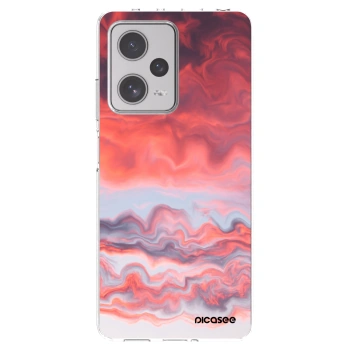 Picasee silikónový prehľadný obal pre Xiaomi Redmi Note 12 Pro+ 5G - Sunset