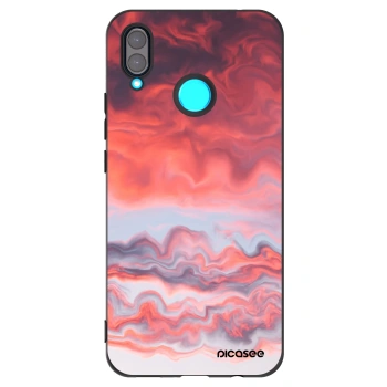 Picasee silikónový čierny obal pre Huawei Nova 3 - Sunset