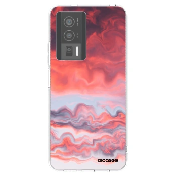 Picasee silikónový prehľadný obal pre Xiaomi Poco F5 Pro 5G - Sunset