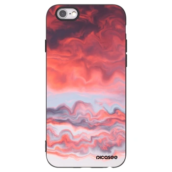 Picasee silikónový čierny obal pre Apple iPhone 6/6S - Sunset